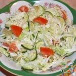 Приготовлено в духовке. Мясо, рыба, птица, выпечка. 154 салат овощи капуста соленые огурцы