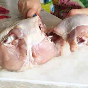 как нарезать курицу