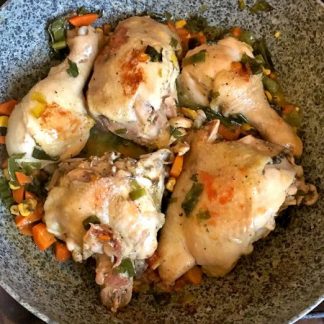 Курица в корейском стиле приготовленная в духовке. 58 курица жареная в сковороде