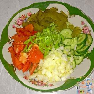овощной салат из свежих овощей