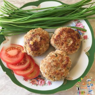 котлеты мясные с картошкой