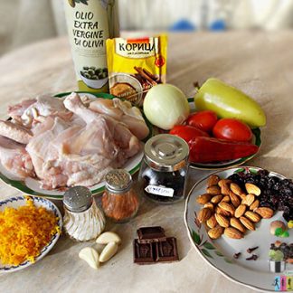 ингредиенты для цыпленка по мексикански