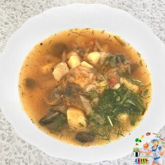 постные щи с грибами