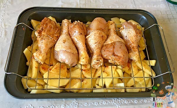 Курица с картошкой в духовке. Просто и вкусно! 14